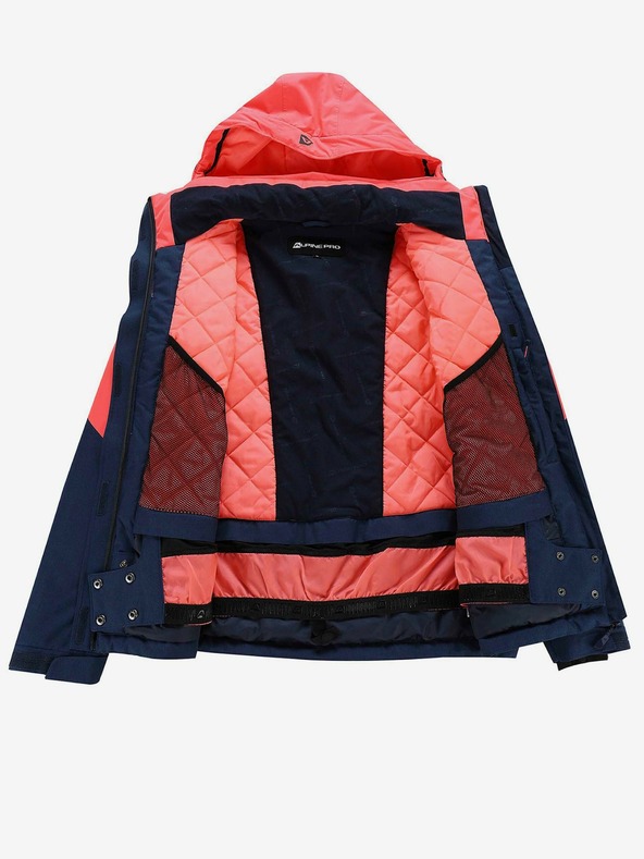 ALPINE PRO Оранжево и синьо дамско ски яке Alpine Pro SARDARA 5