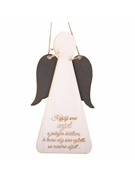 Casa de Engel Дървен окачен ангел с надпис (SK), 0/100