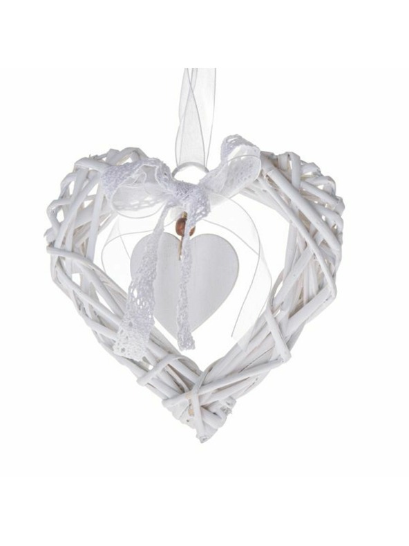 Casa de Engel Окачено сърце от върбови пръчки, 0/48