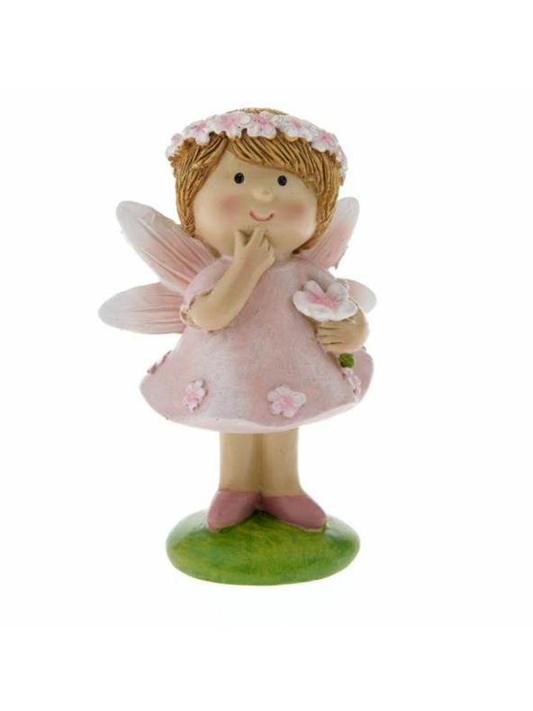 Casa de Engel Полирезинова фея в розова рокля, 12/144