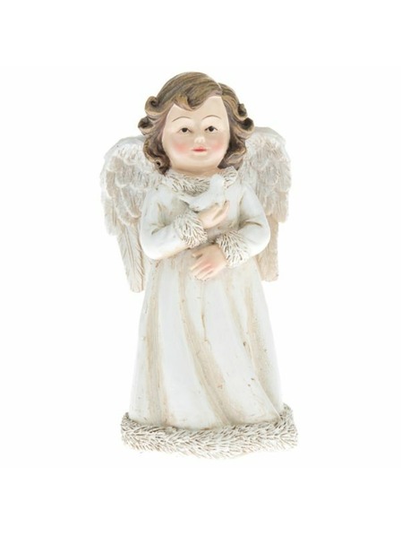 Casa de Engel Полирезинов ангел с птиче, 3/72