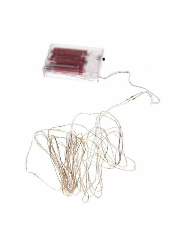 Casa de Engel LED светлинна верига 50 LED, топло бяло, 0/100