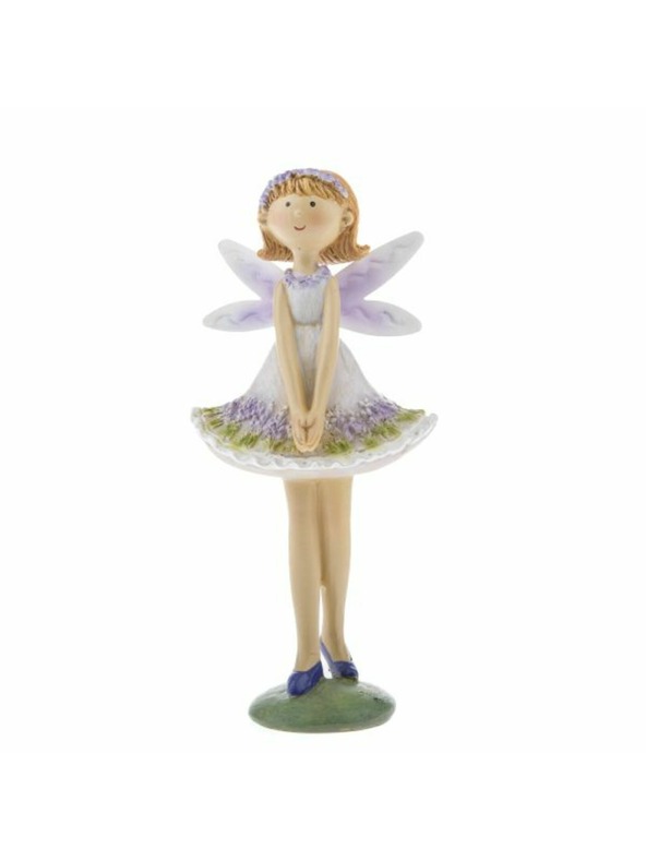 Casa de Engel Полирезинова фея в рокля с цветя, 2/32