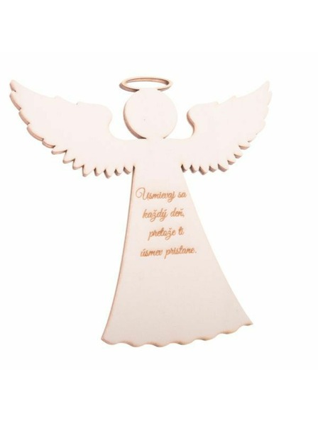 Casa de Engel Дървен ангел с надпис (SK), 0/100