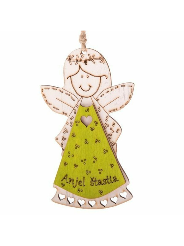 Casa de Engel Дървен висящ ангел с надпис (SK), 0/200