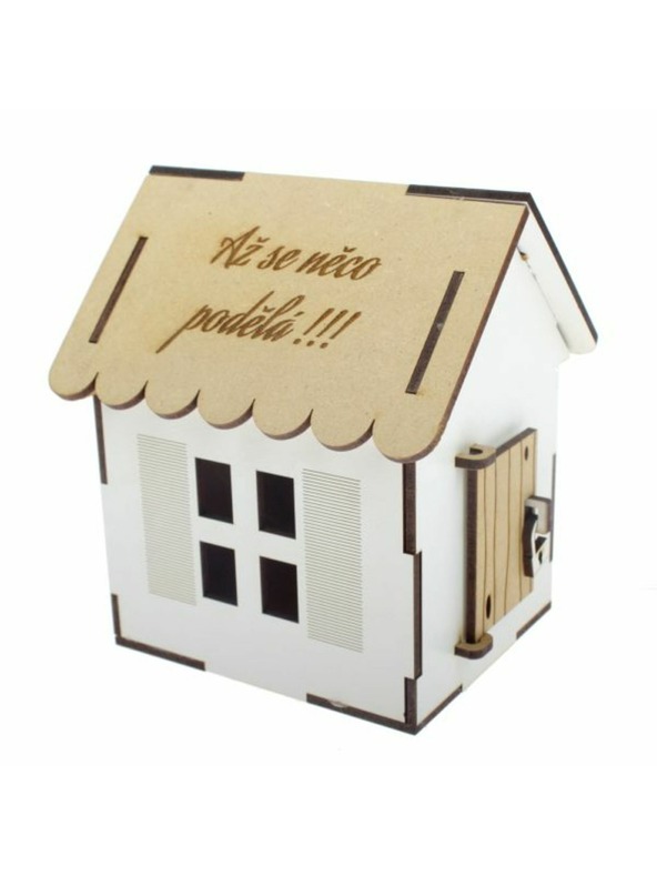 Casa de Engel Дървена къщичка - касичка "Когато нещо се развали", 0/20