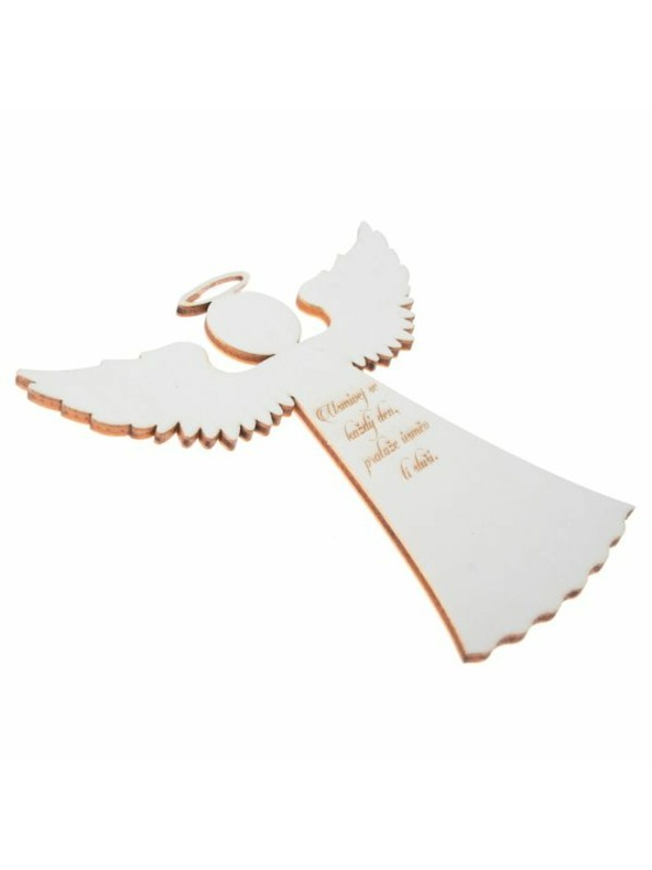 Casa de Engel Дървен ангел с надпис (CZ), 0/100