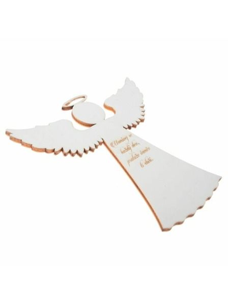 Casa de Engel Дървен ангел с надпис (CZ), 0/100