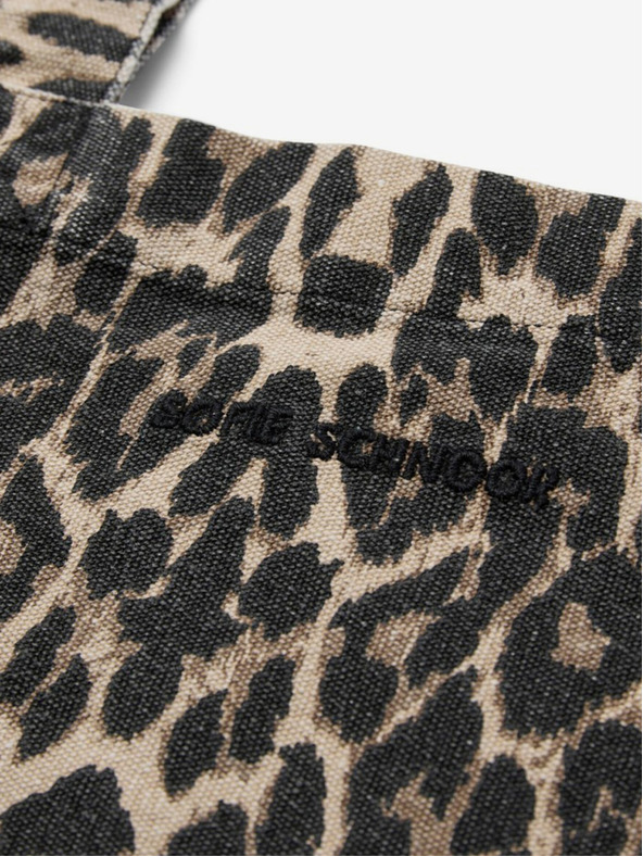 Sofie Schnoor Кафява дамска чанта с шарка Sofie Schnoor