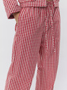 Sofie Schnoor Бели и червени карирани дамски панталони Sofie Schnoor