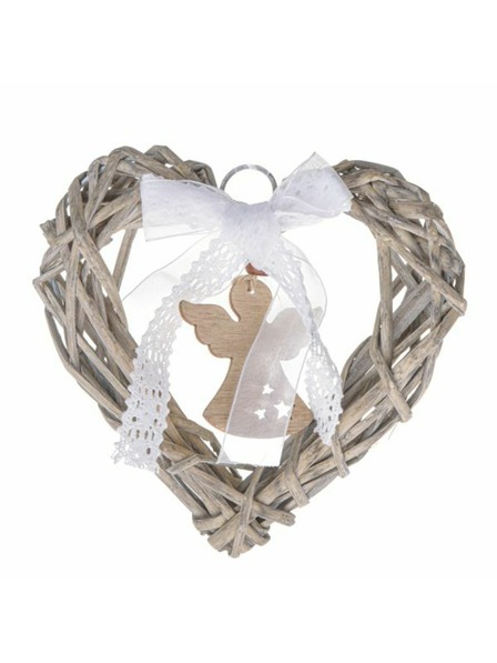 Casa de Engel Окачено сърце от върбови пръчки, 0/48