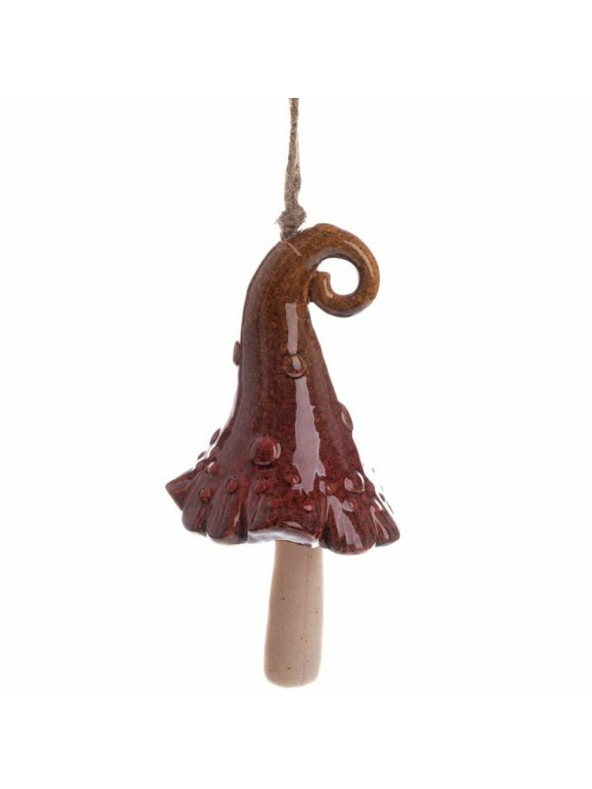 Casa de Engel Керамична камбанка - шапка, кафява, 6/36