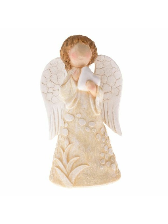 Casa de Engel Полирезинов ангел със сърце, 4/48