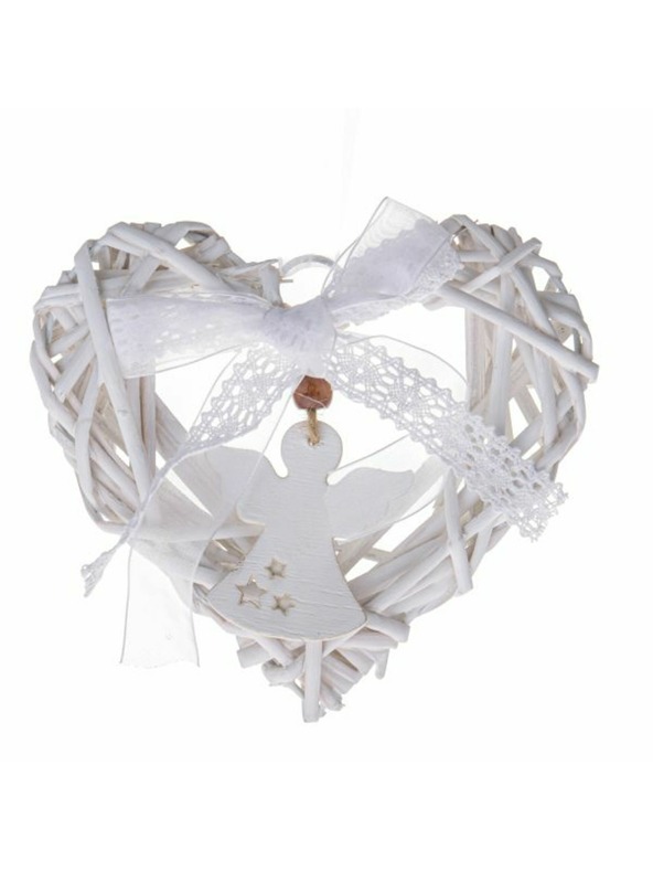 Casa de Engel Окачено сърце от върбови пръчки, 0/48