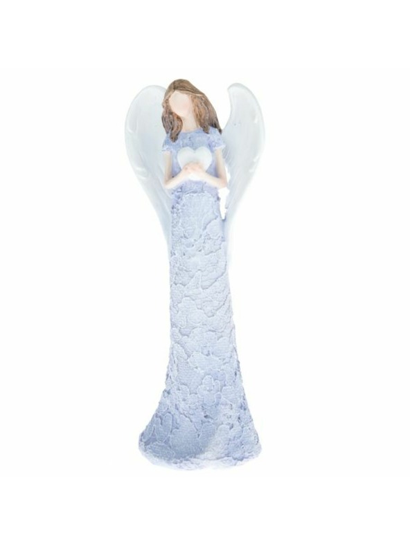 Casa de Engel Полирезинов ангел със сърце, 1/32