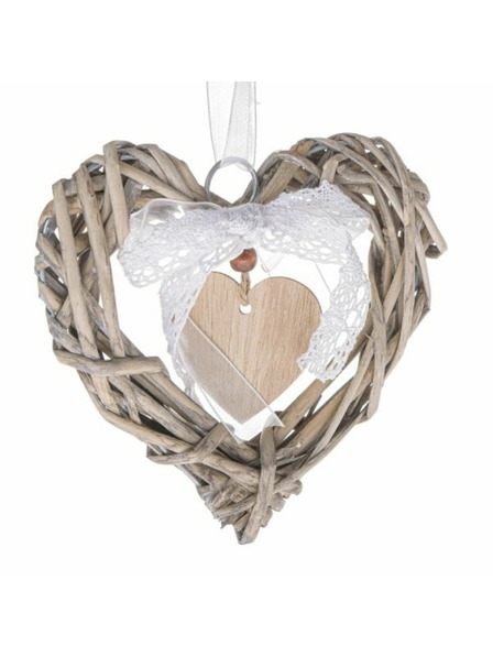 Casa de Engel Окачено сърце от върбови пръчки, 0/48