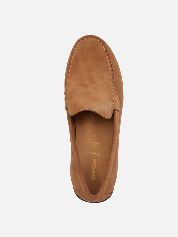 Geox Светлокафяви мъжки мокасини Geox Spherica EC16