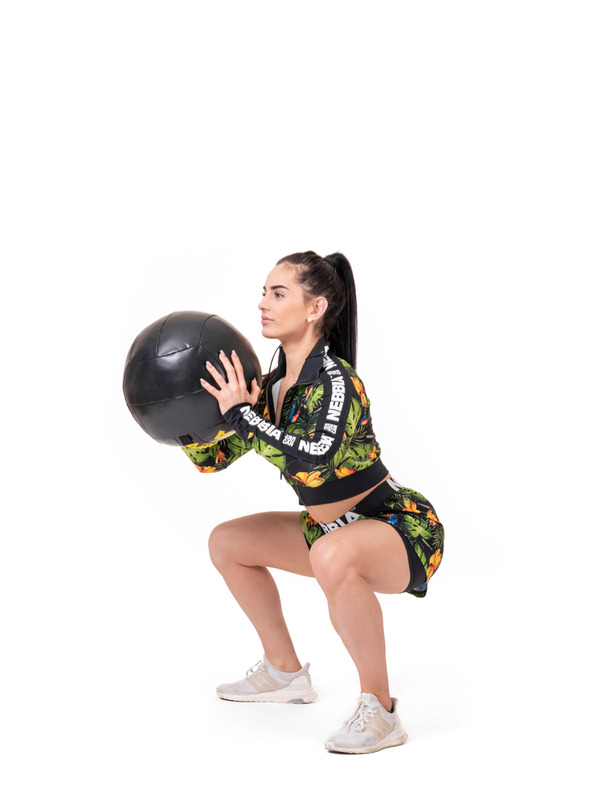 Nebbia Високоенергийни дамски двупластови къси панталони Nebbia 563 Jungle green