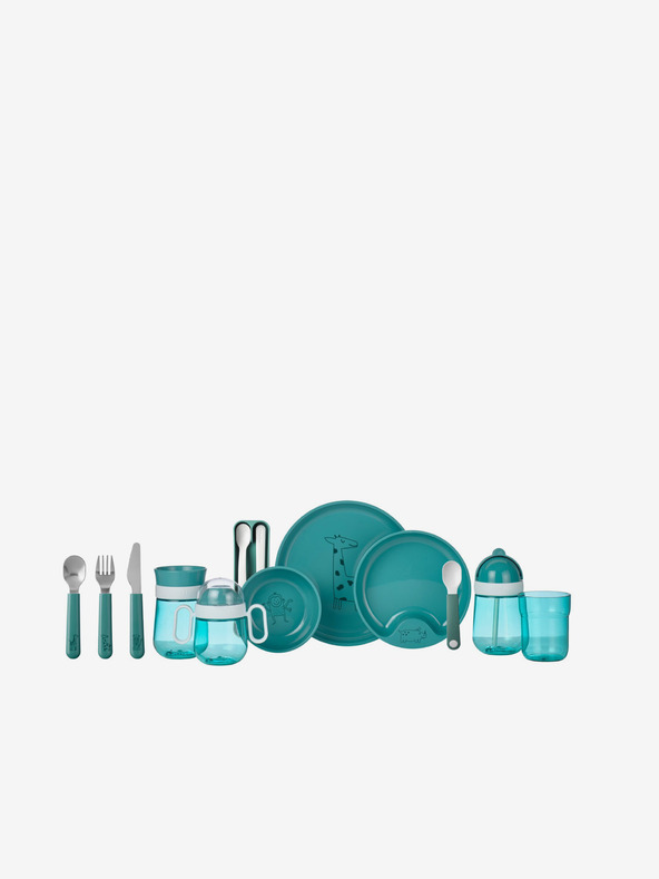 Mepal Mepal Детска тренировъчна чиния Mio Turquoise