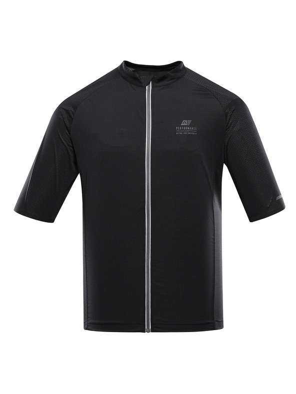 ALPINE PRO Мъжка бързосъхнеща велосипедна фланелка ALPINE PRO SAGEN 2 black