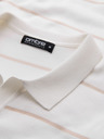 Ombre Clothing Мъжка поло риза от вискоза с хоризонтални ивици Ombre Clothing