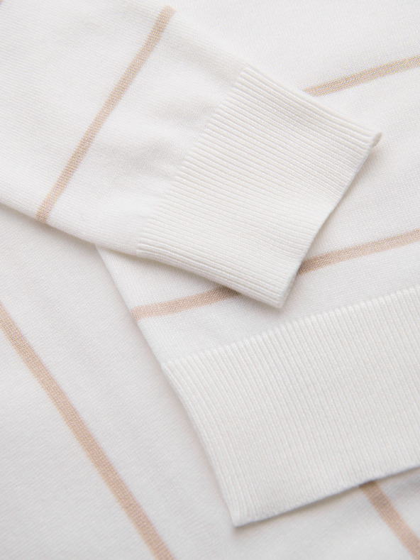 Ombre Clothing Мъжка поло риза от вискоза с хоризонтални ивици Ombre Clothing