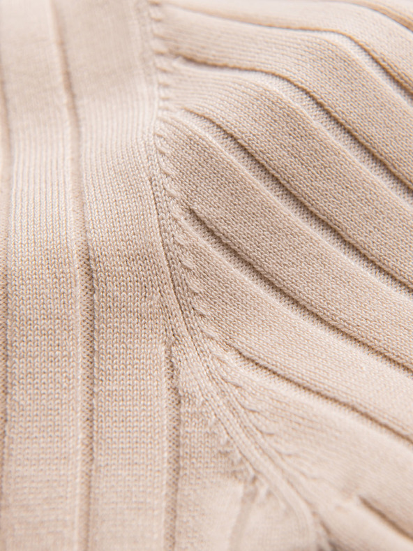 Ombre Clothing Мъжка slim fit поло риза от вискоза с вертикални ивици Ombre Clothing