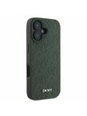 DKNY DKNY кожен (PU) заден калъф за iPhone 16 Green