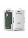 DKNY DKNY кожен (PU) заден калъф за iPhone 16 Green