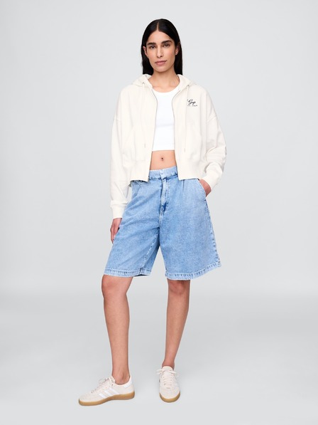 GAP Oversize суитшърт с лого VintageSoft Americana GAP