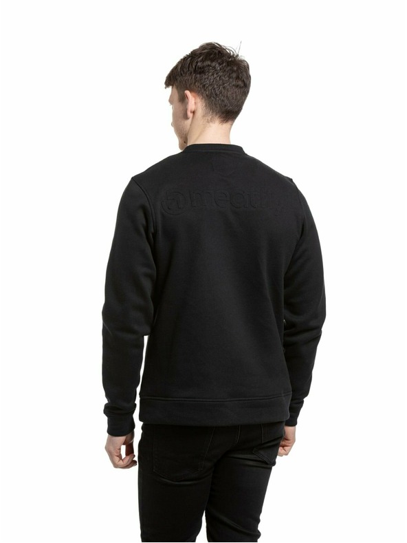 Meatfly Meatfly мъжки суитшърт Luke Crewneck Black