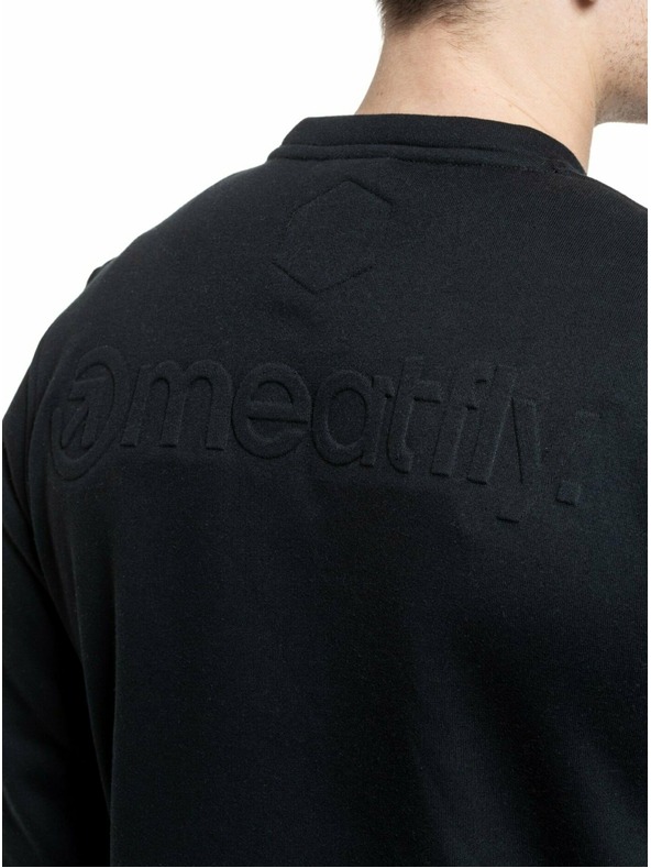 Meatfly Meatfly мъжки суитшърт Luke Crewneck Black