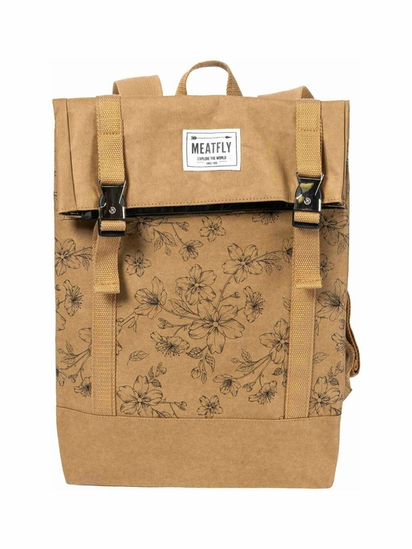 Meatfly Meatfly текстилна раница Vimes Blossom Brown 11 L