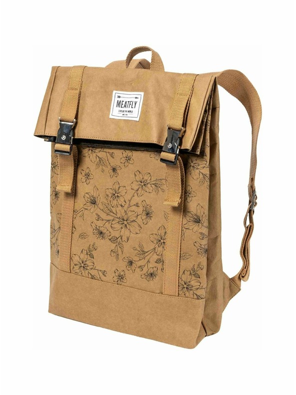 Meatfly Meatfly текстилна раница Vimes Blossom Brown 11 L
