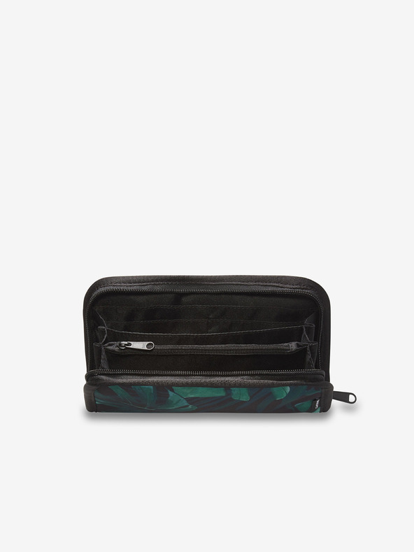 Dakine Петролено дамско щампосано портмоне Dakine Luna Wallet Night Tropical