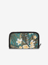 Dakine Петролено дамско щампосано портмоне Dakine Luna Wallet Emerald Tropic