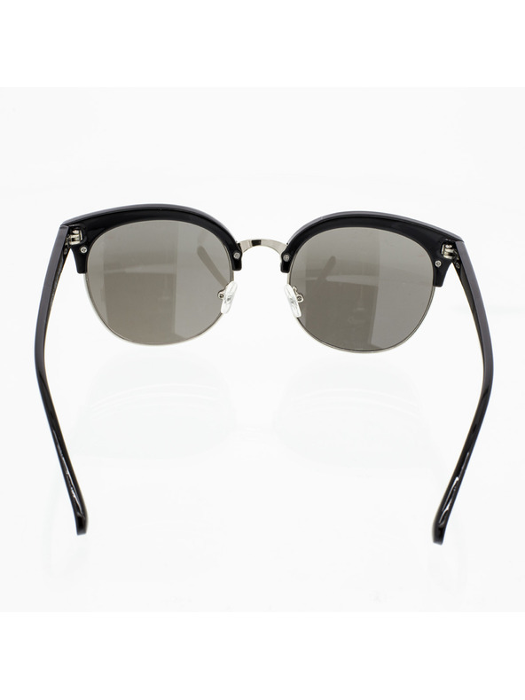 OEM OEM Слънчеви очила полу-рамкови July мраморирани кафяви рамки сини стъкла