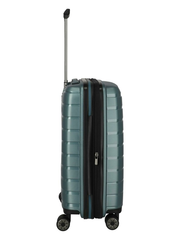 Travelite Пътнически куфар Travelite Air Base S разширяем Ice blue