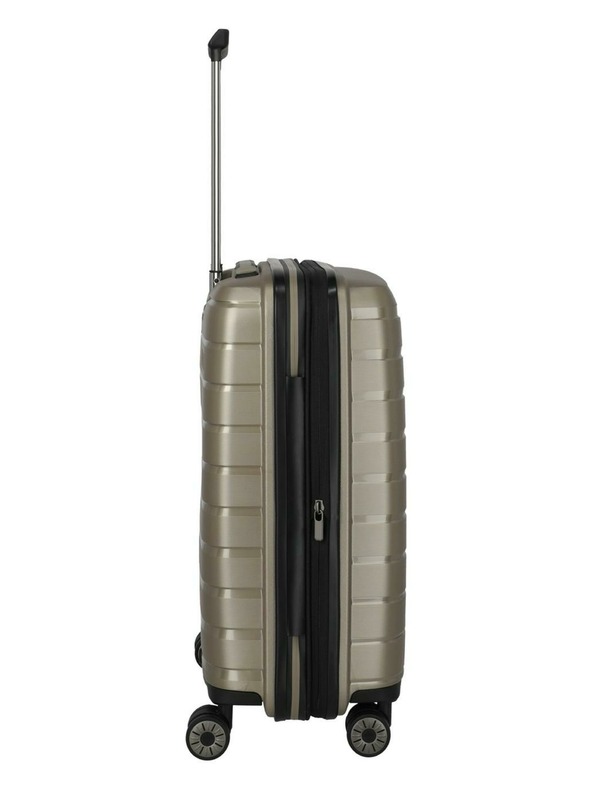 Travelite Пътнически куфар Travelite Air Base S разширяем Champagne