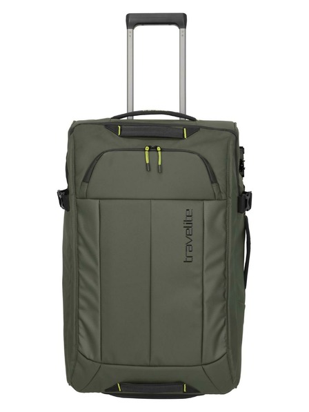 Travelite Пътническа чанта Travelite Briize с колелца M Khaki