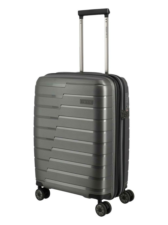 Travelite Пътнически куфар Travelite Air Base S разширяем Anthracite