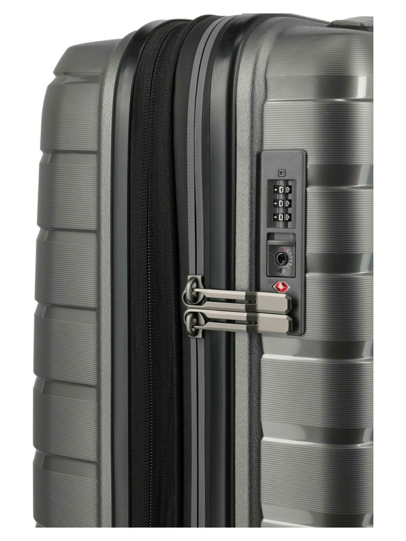 Travelite Пътнически куфар Travelite Air Base S разширяем Anthracite