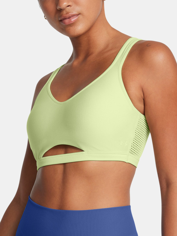 Under Armour Дамски сутиен Under Armour UA Infinity Low Mesh-GRN
