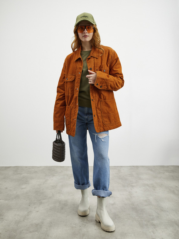 ZOOT.lab Дамска основна тениска в цвят каки ZOOT.lab Penelope