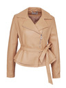 Orsay Светлокафяво дамско кожено яке ORSAY