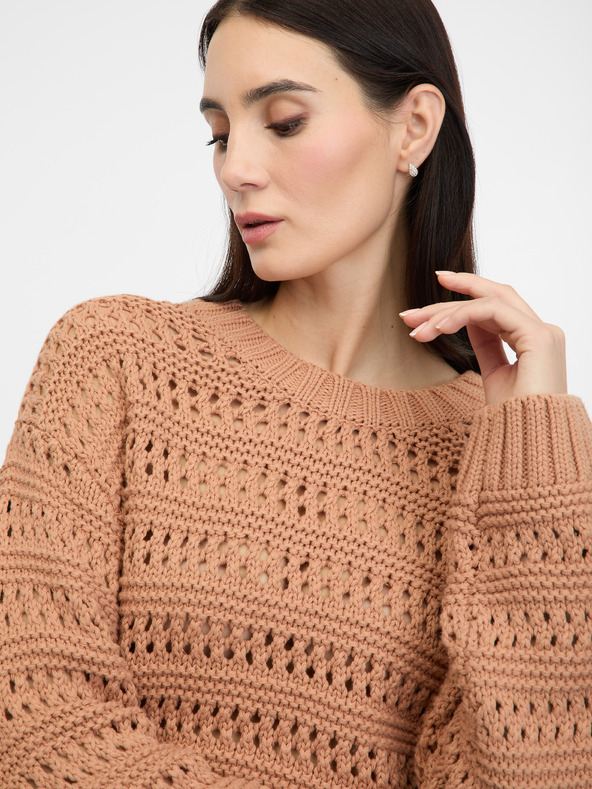 Orsay Светлокафяв дамски пуловер ORSAY