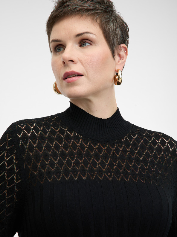 Orsay Черна дамска макси рокля ORSAY