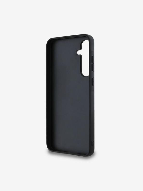 Guess Guess PU 4G Метал Лого Заден Калъф за Samsung Galaxy A55 5G Сив