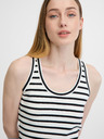 Orsay Бяло-черен дамски кроп потник ORSAY