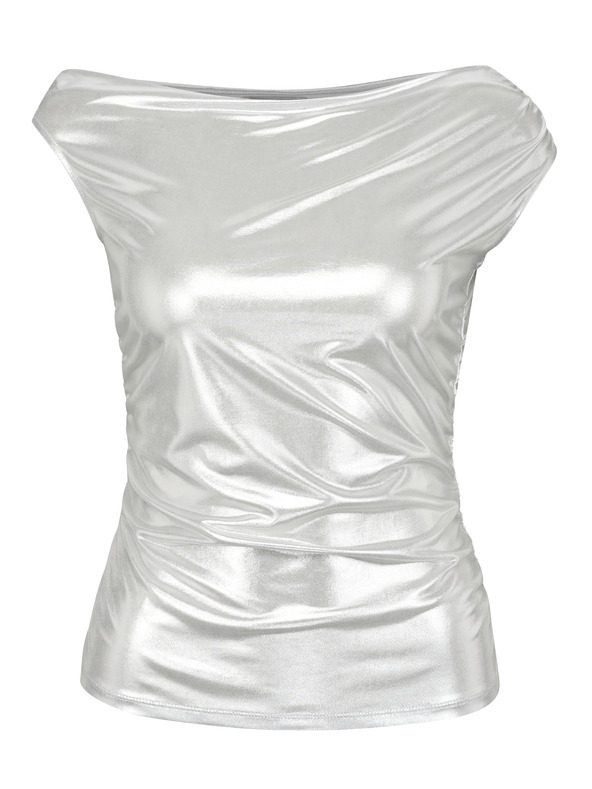 Orsay Сребриста дамска блуза ORSAY